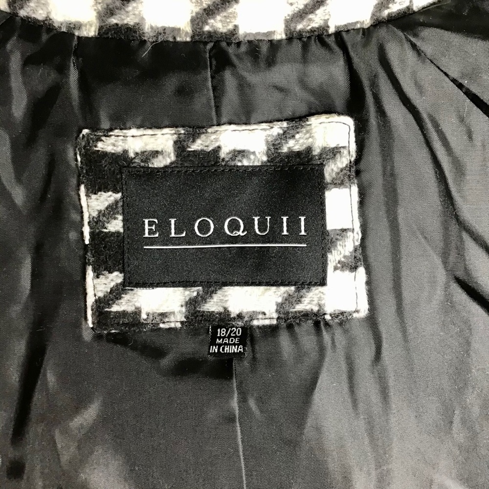 Eloquii Printed Block Coat - Picture 14 of 16